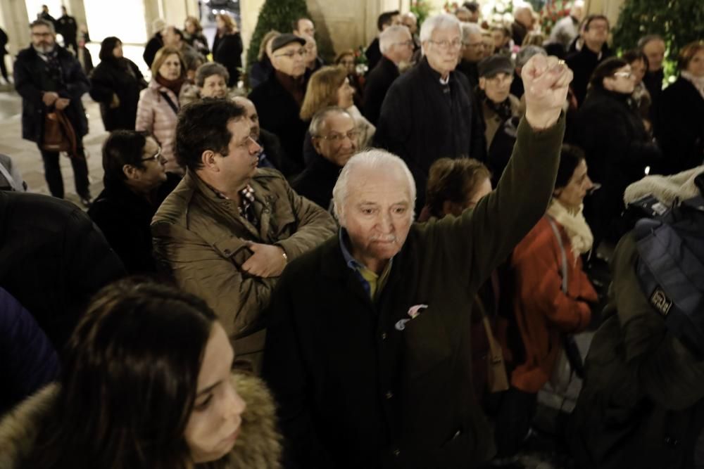 Así fue la despedida de los gijoneses de quien fuer alcalde de la ciudad