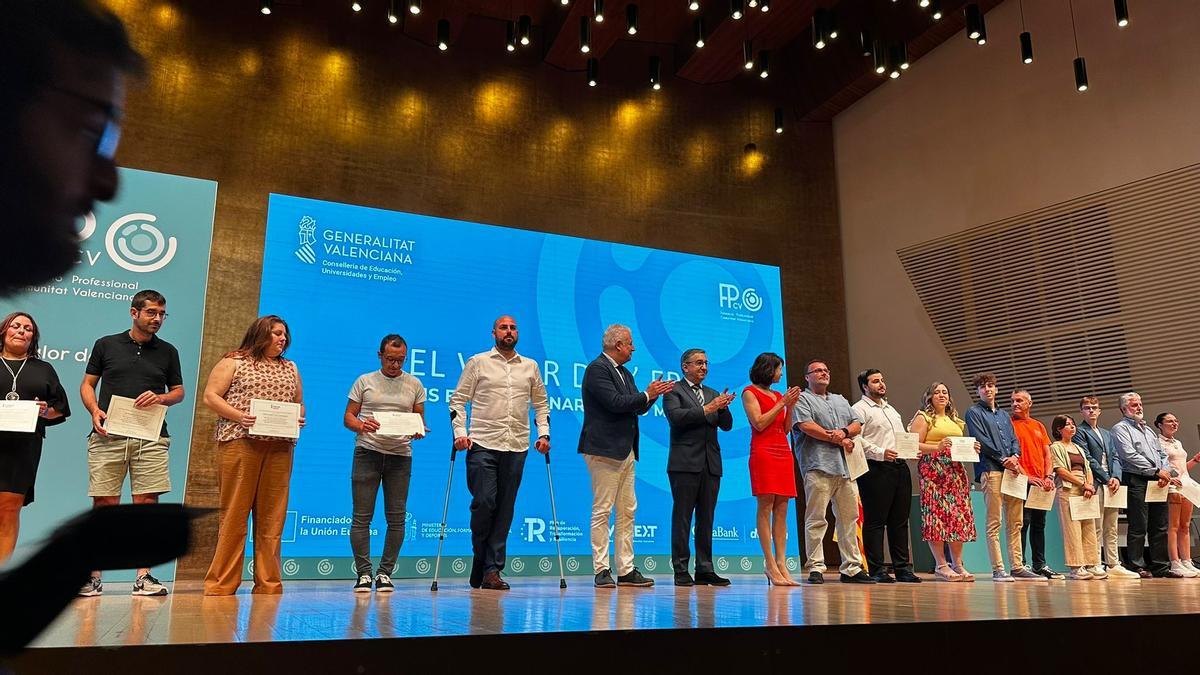 Premiados en la gala de la Fp.