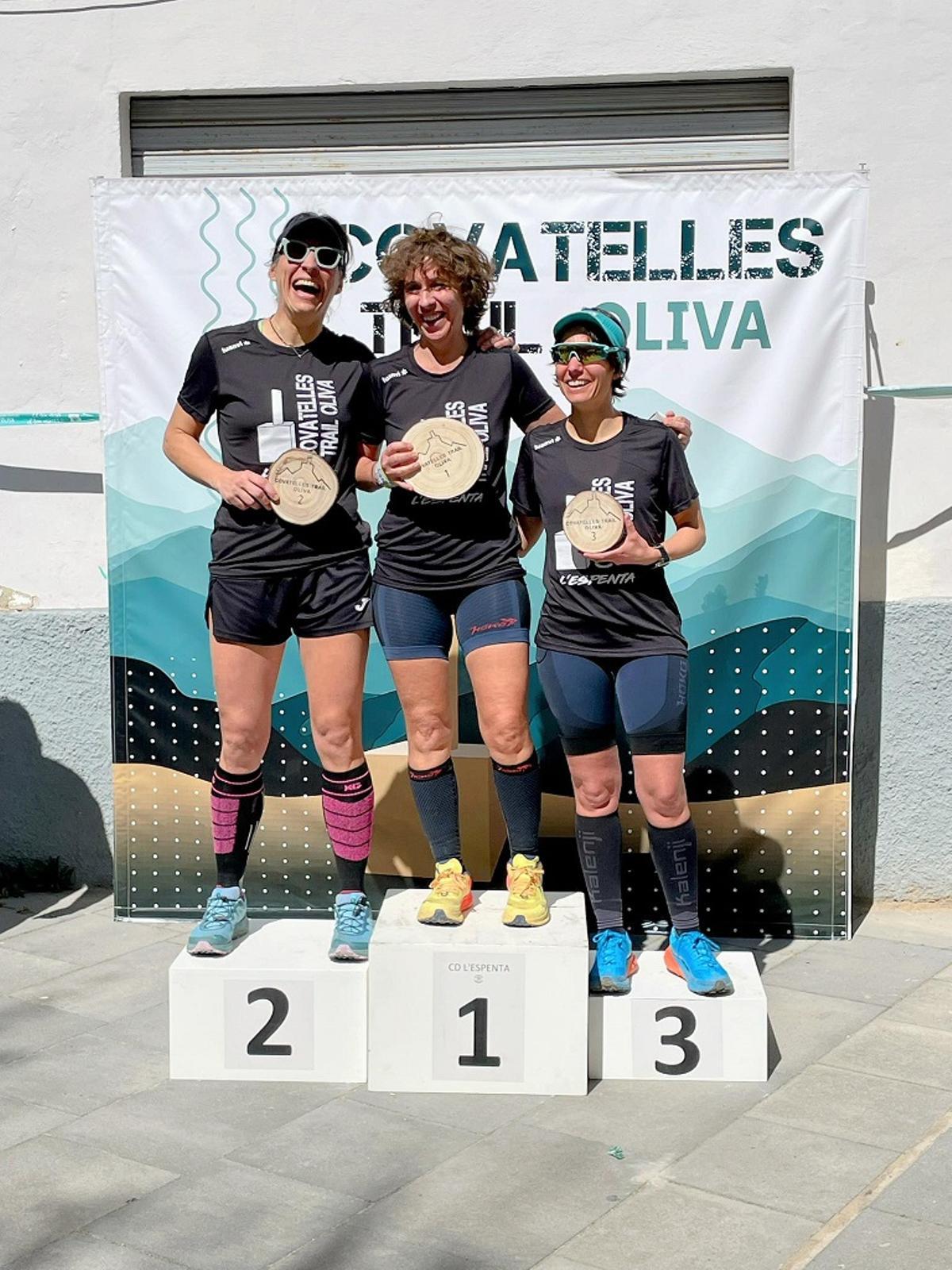 Las tres primeras clasificadas