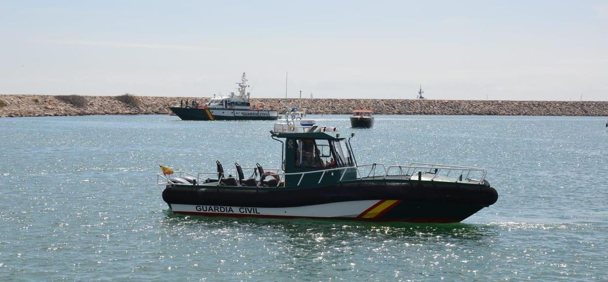 La patrullera de la Guardia Civil que intervino en el rescato