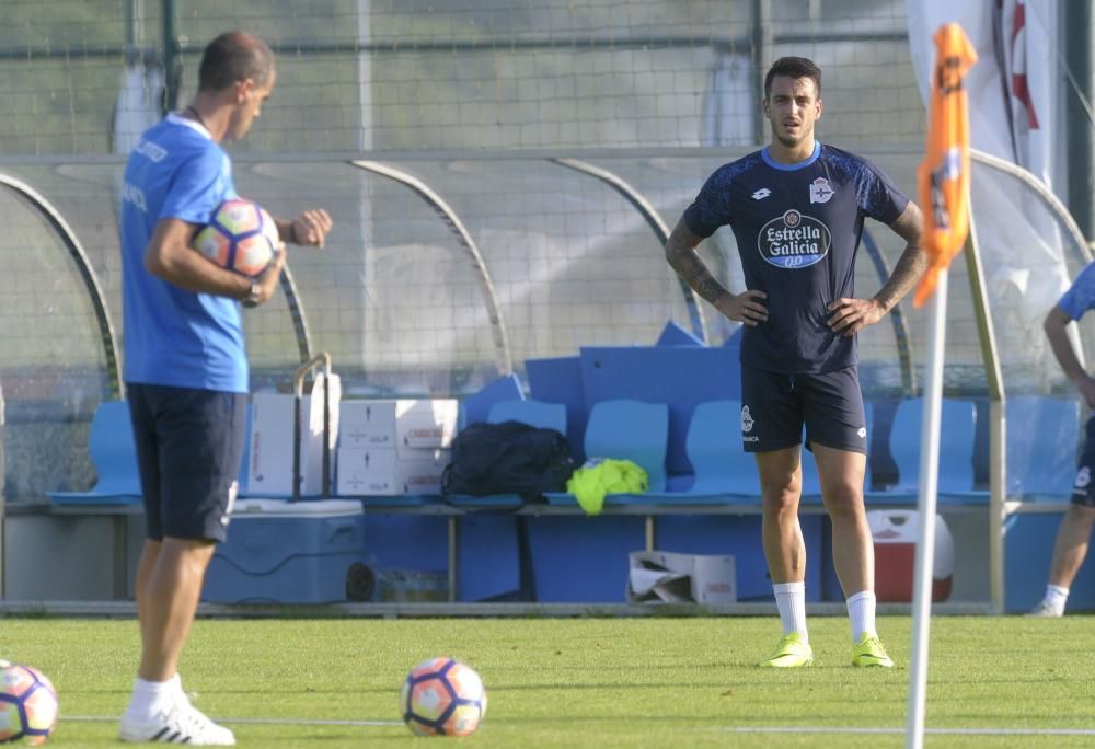 La plantilla deportivista retoma el trabajo esta tarde en Abegondo.