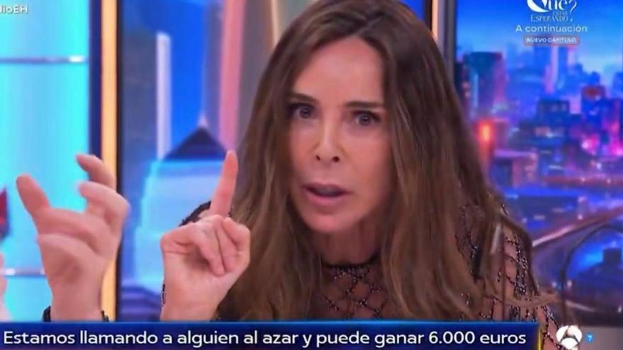 Lydia Bosch alucina con la llamada más surrealista y divertida de la historia de 'El Hormiguero': 