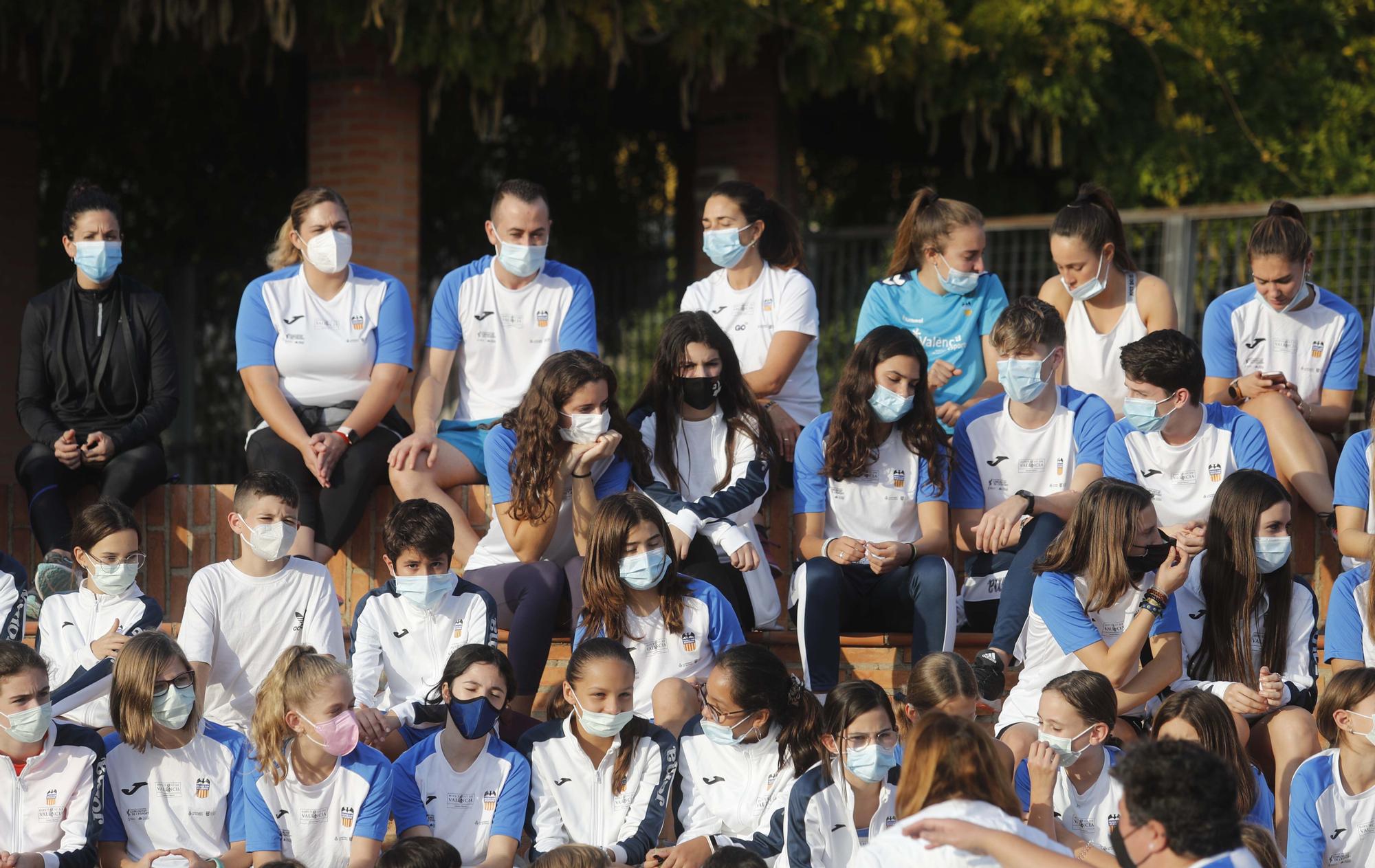 Presentación  de la escuela del Valencia Club Atletismo