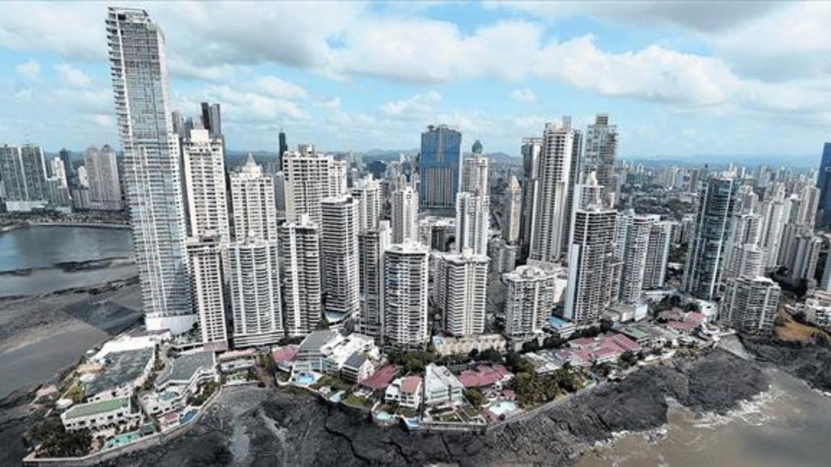 Vista del 'skyline' de la ciudad de Panamá, un paraíso fiscal.