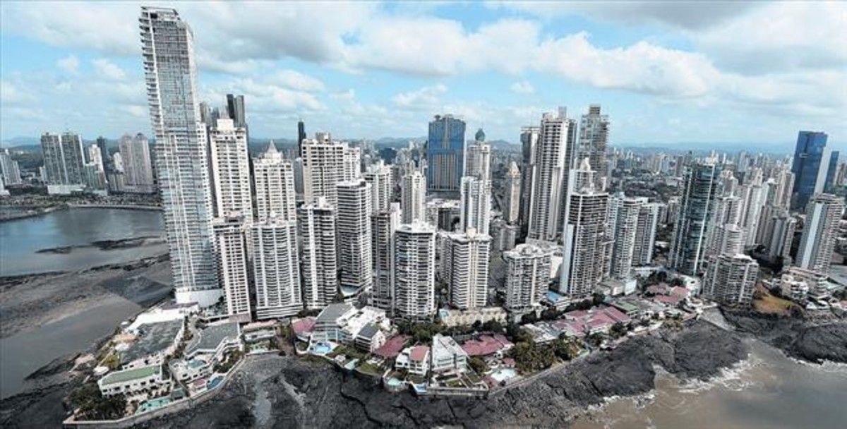 Vista del 'skyline' de la ciudad de Panamá, un paraíso fiscal.