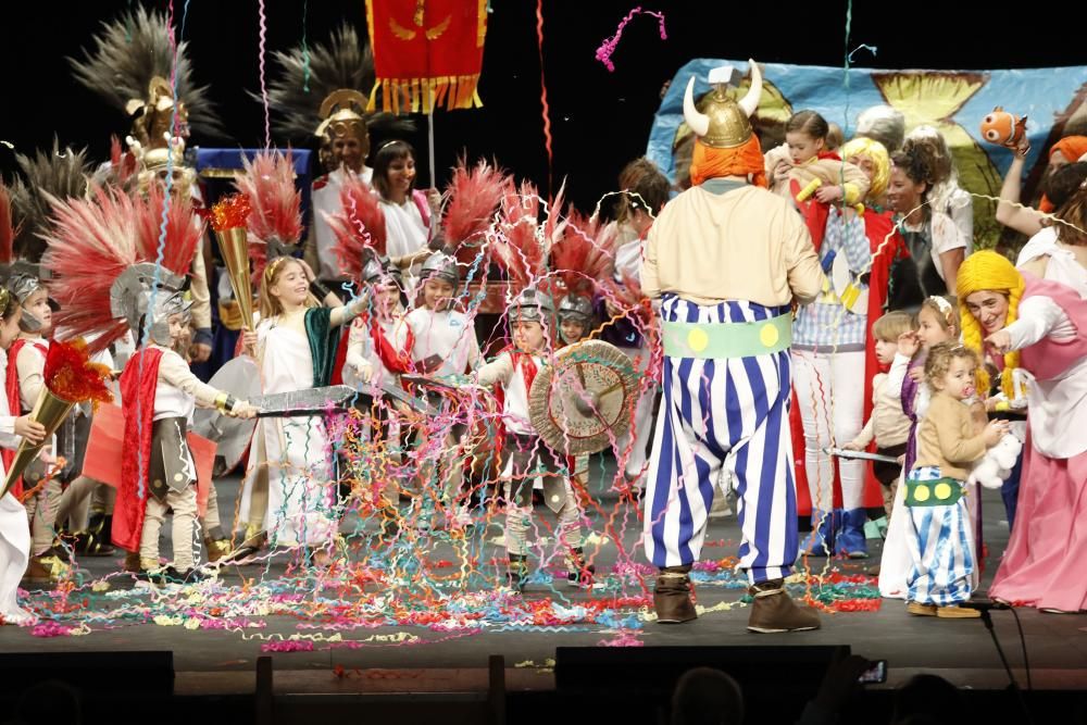 Desfile infantil en el Carnaval de Gijón