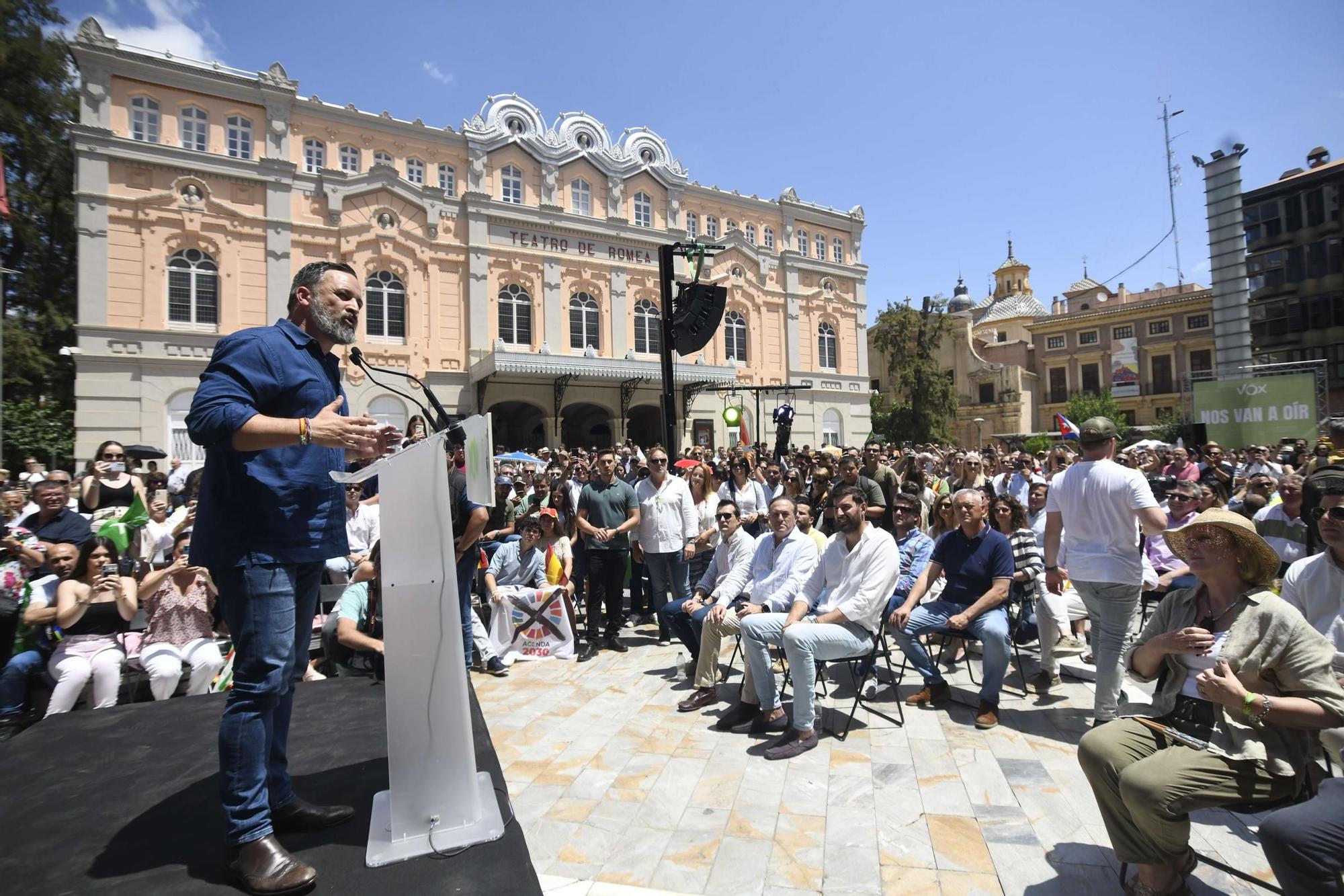 Acto de Santiago Abascal y Jorge Buxadé en Murcia