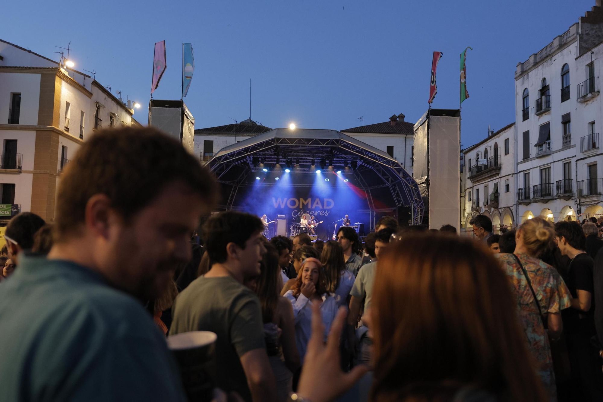 Así fue el primer día del festival Womad en Cáceres