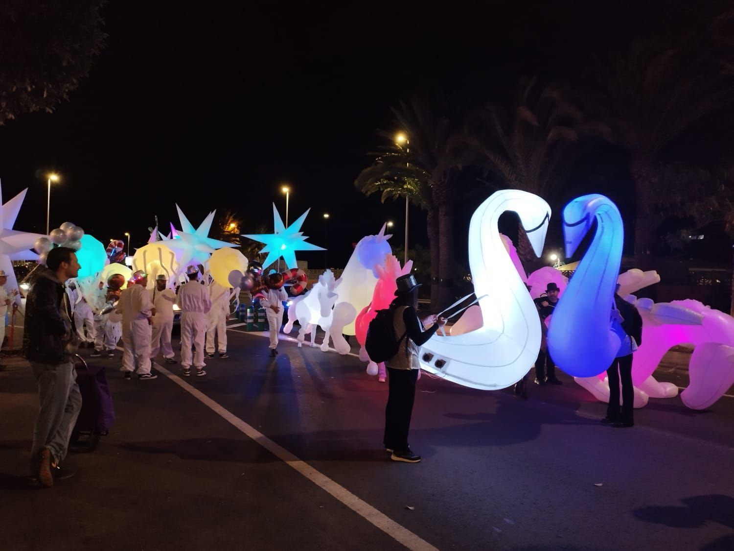 Agüimes enciende sus luces de Navidad