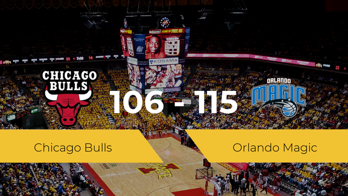 Victoria de Orlando Magic ante Chicago Bulls por 106-115