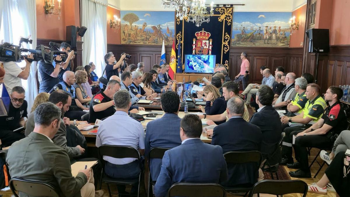 Junta de Seguridad para coordinar la visita del papa León XIV.