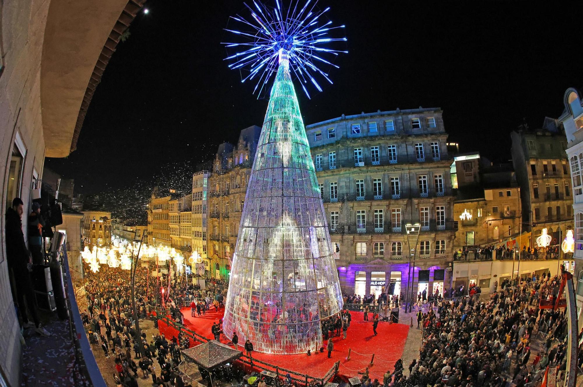 La Navidad de Vigo ya deslumbra al mundo