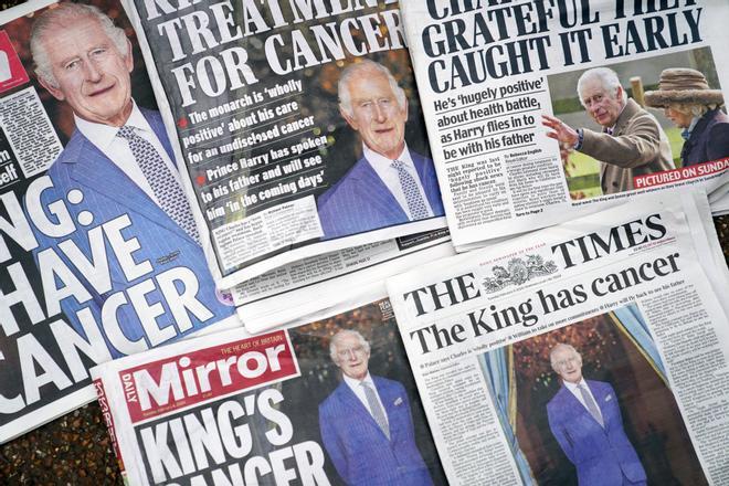 Preocupación en Reino Unido por el estado de salud del rey Carlos III