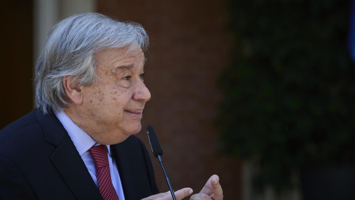 El secretario general de Naciones Unidas, Antonio Guterres