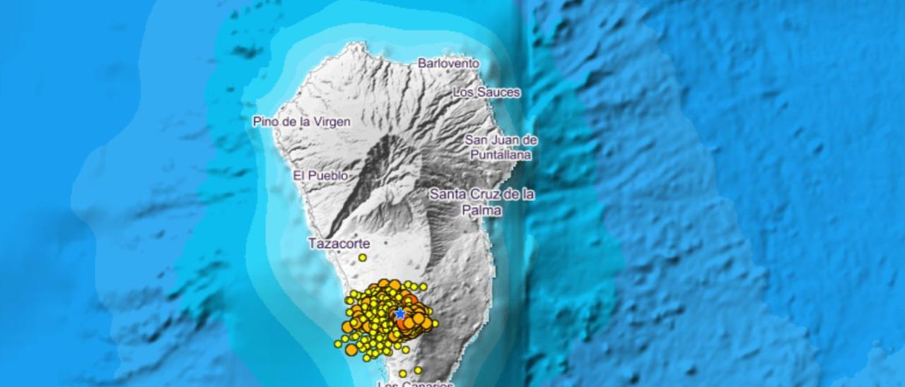 Actividad sísmica La Palma.