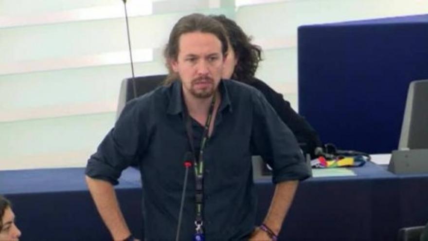 Pablo Iglesias 'hace novillos' en la Eurocámara