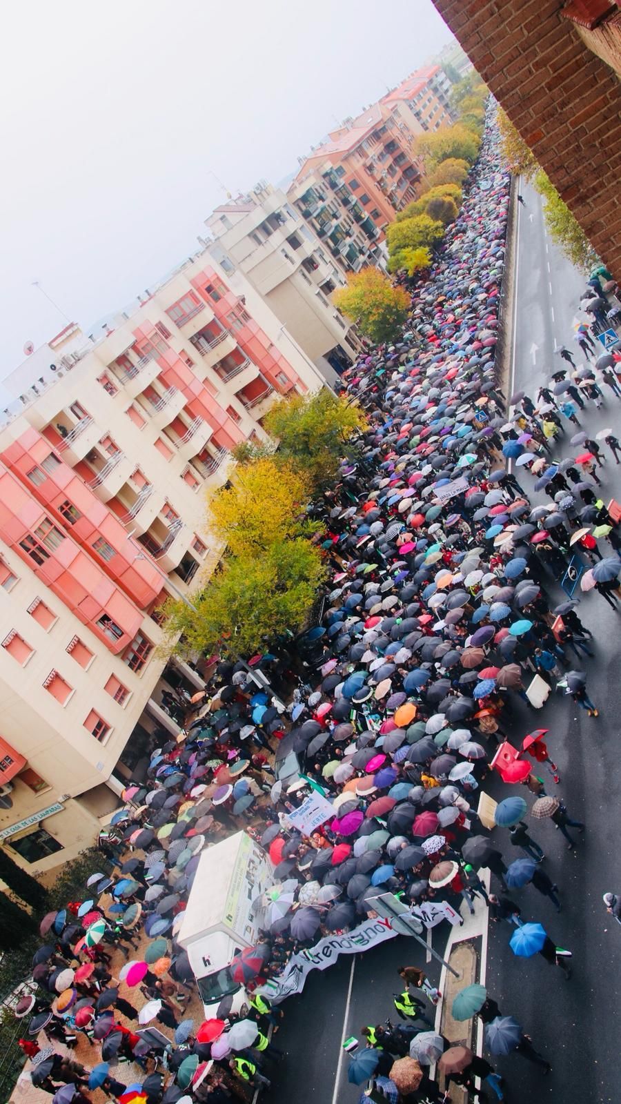 La manifestación por un tren digno para Extremadura en imágenes