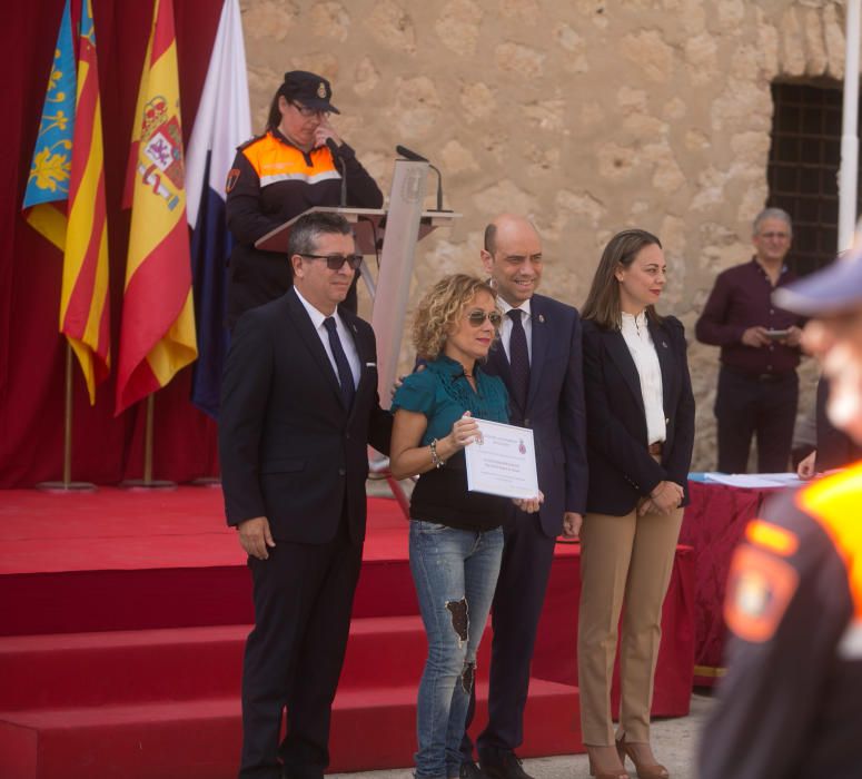 Homenaje a los voluntarios de Protección Civil