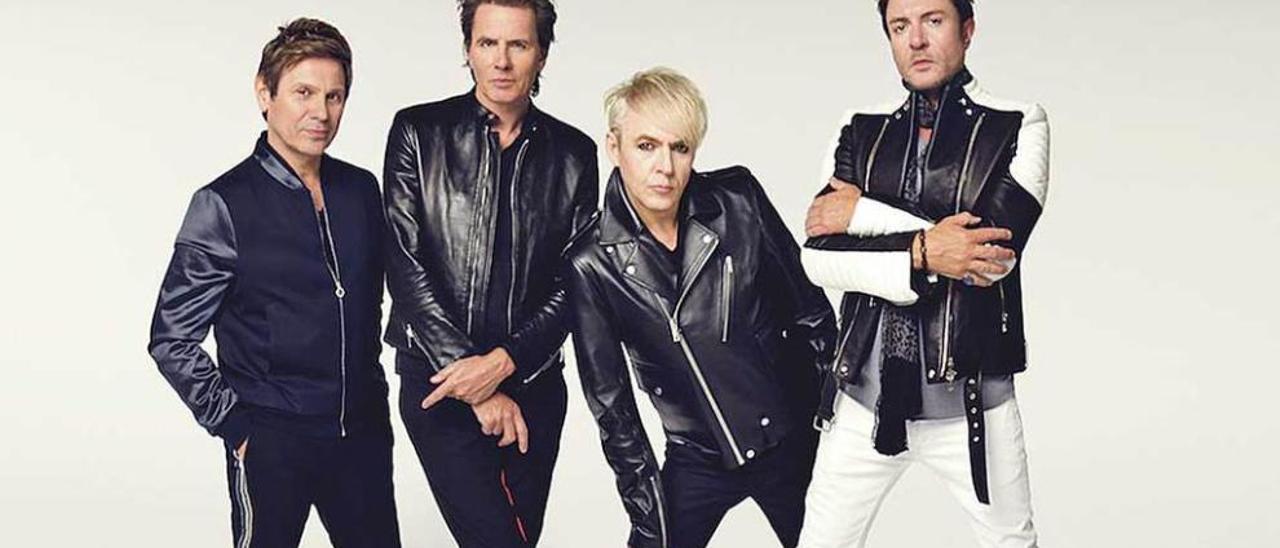 Los integrantes de la banda &quot;Duran Duran&quot;.