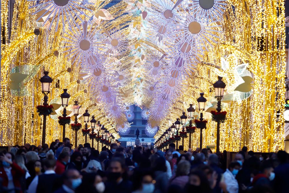 Encendido de las luces de Navidad del Centro de Málaga