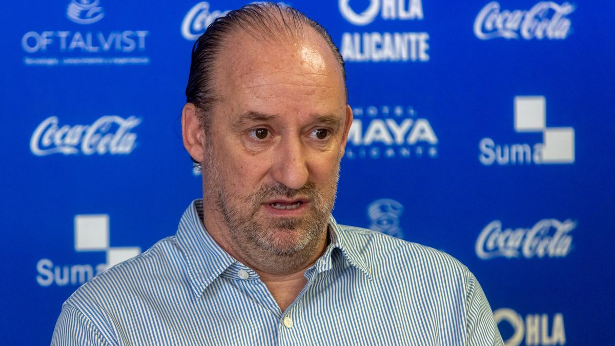 Rafa Monclova, entrenador del HLAAlicante