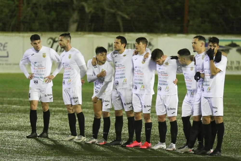 El cuadro santaeulaliense alcanza por primera vez la tercera ronda de la Copa del Rey tras lograr la clasificación en un trabajado encuentro