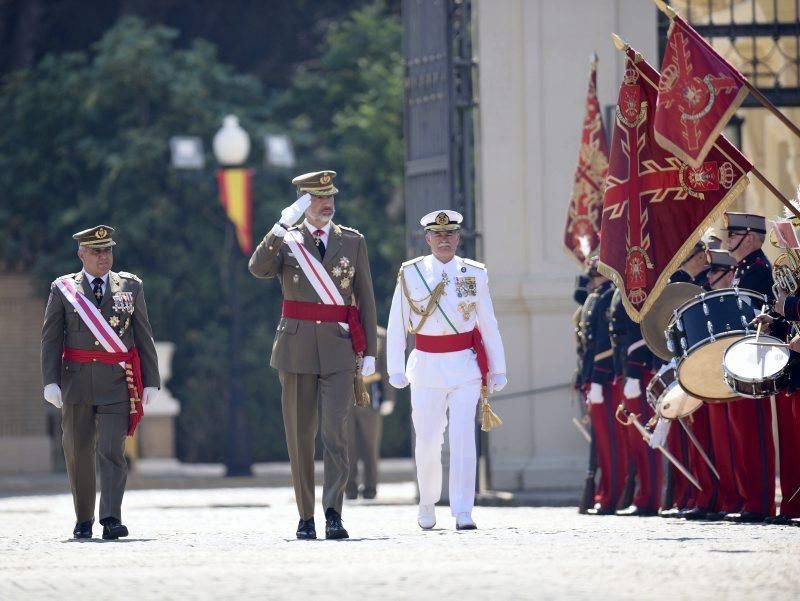 Visita de Felipe VI a la Academia General Militar de Zaragoza