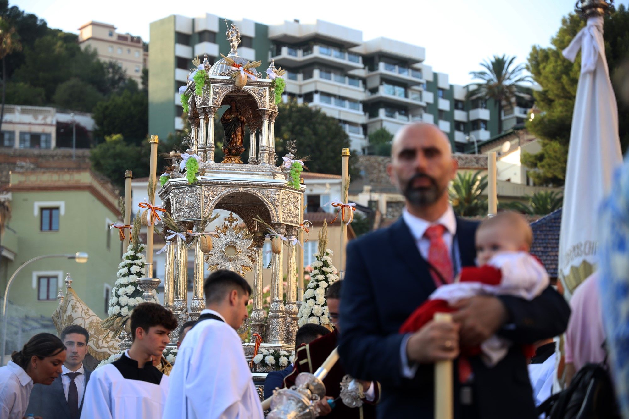 La procesión del Corpus de Pedregalejo de 2023, en imágenes