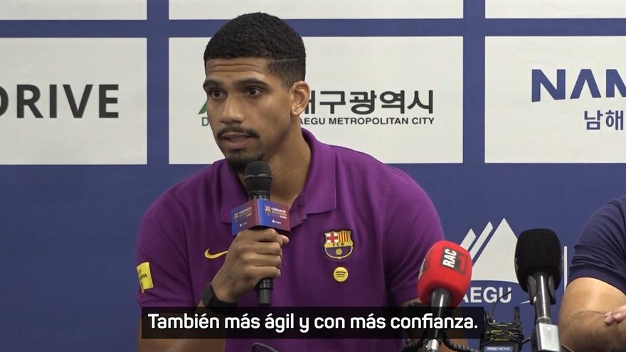 Araújo confirma su deseo de continuar en el Barça: "Creo que que todavía no han visto al mejor Ronald"