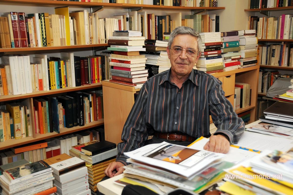 L’escriptor i activista Lluís Calderer en una imatge del setembre del 2009
