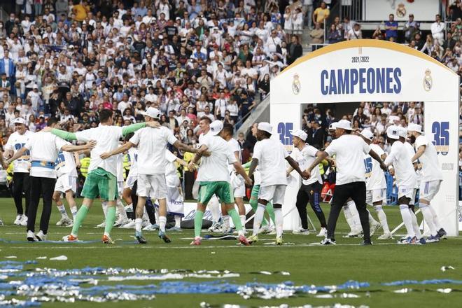 Todas las imágenes de la celebración del Real Madrid