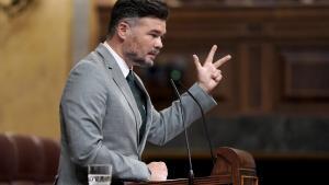 Gabriel Rufián. Comparecencia de Pedro Sánchez en el Congreso de los Diputados.