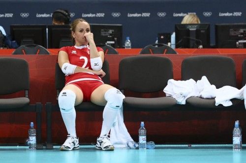 Partido de voleibol: Turquía contra EEUU