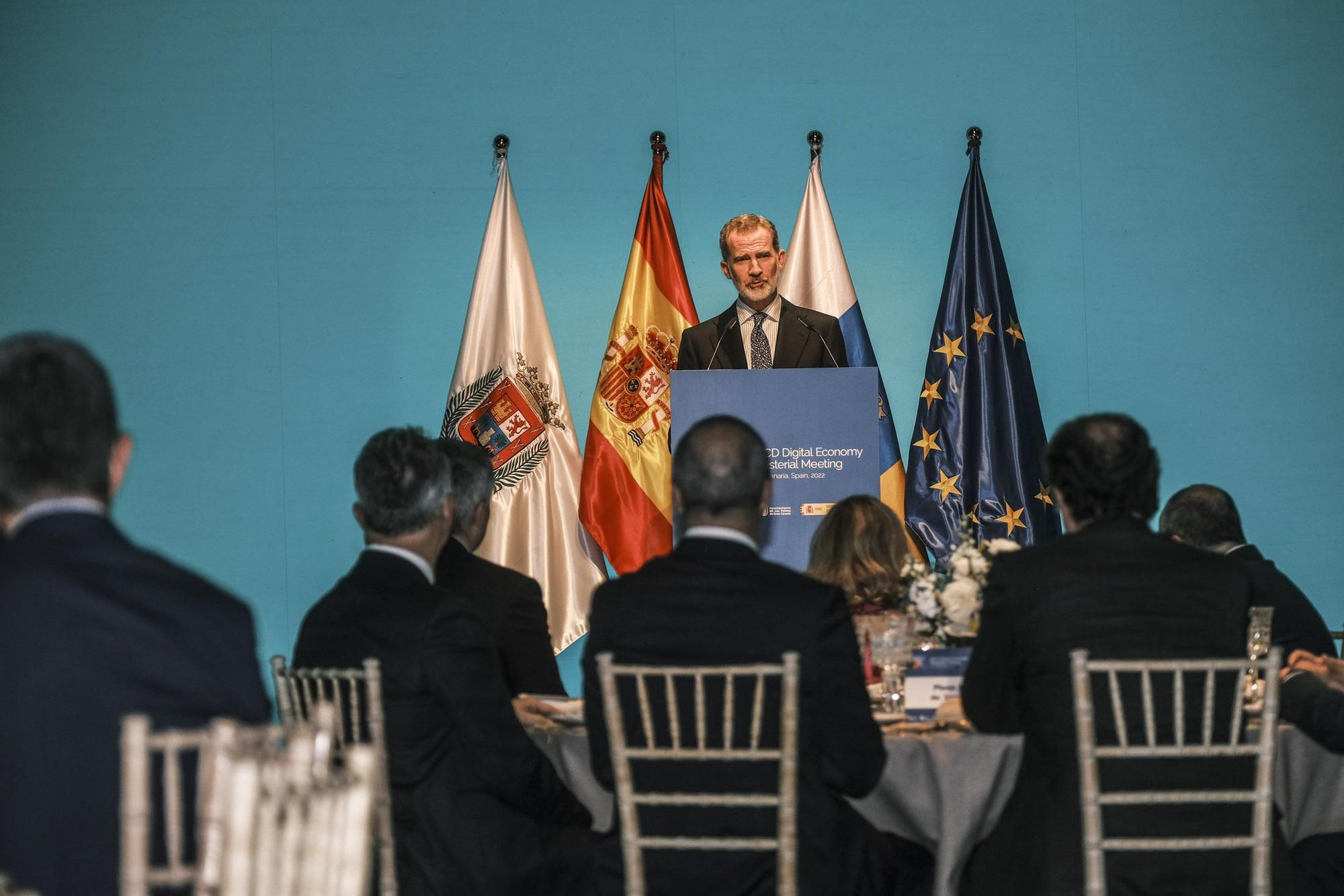 Felipe VI inaugura la Conferencia Ministerial sobre Economía Digital de la OCDE