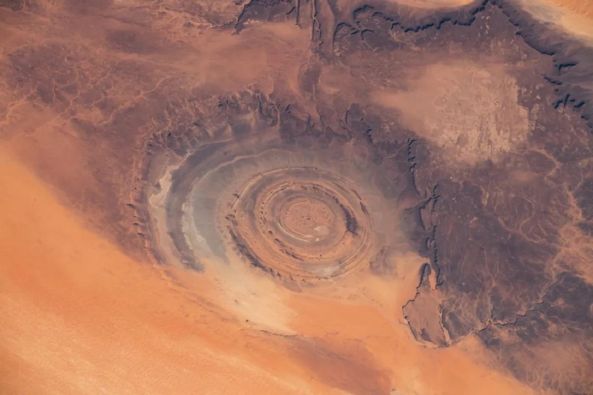 Imagen de la formación del Sahara