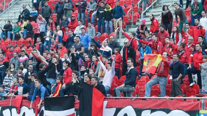 Seguidores del Mallorca en un partido de esta temporada.