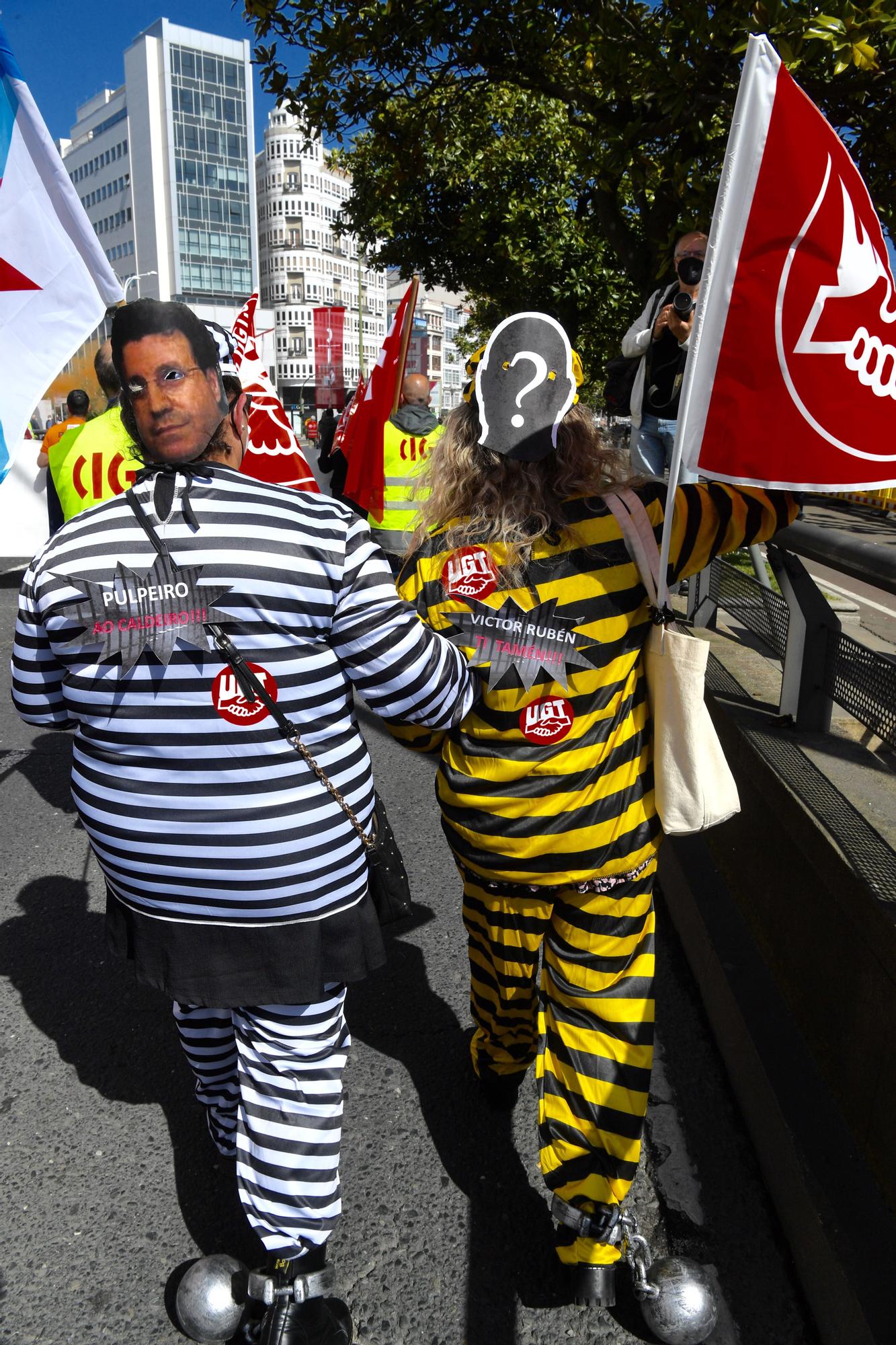 Marcha en A Coruña por Alu Ibérica