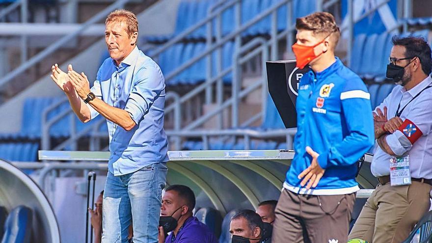 Ramis, durante el partido de ayer en el Heliodoro. | | CD TENERIFE