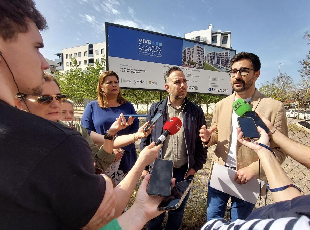 Puerta, Simó y Mompó en la rueda de prensa de este miércoles.