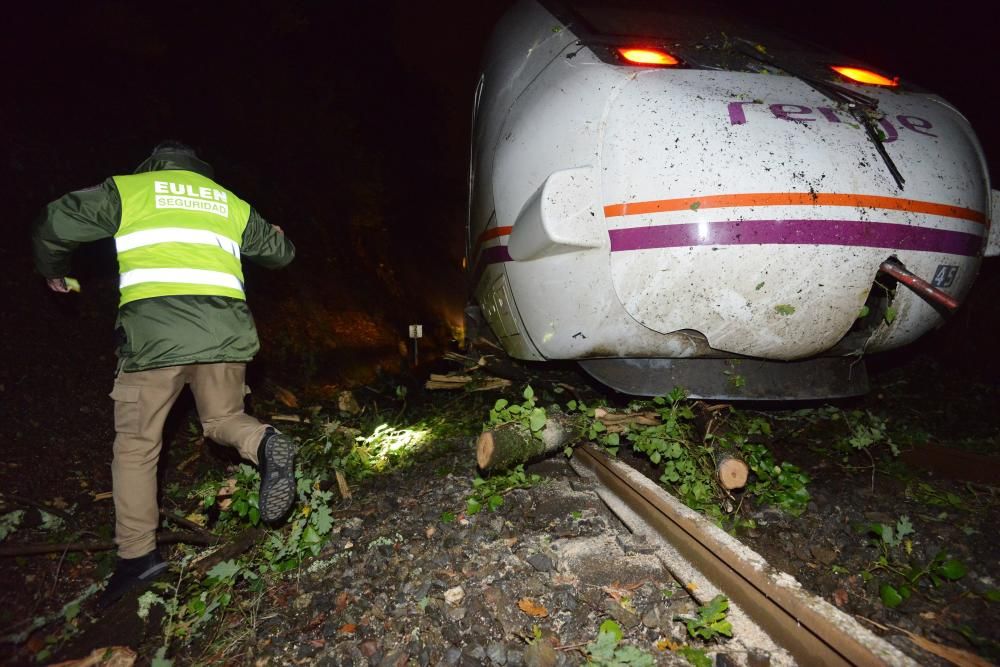 Accidente de tren en Pontevedra