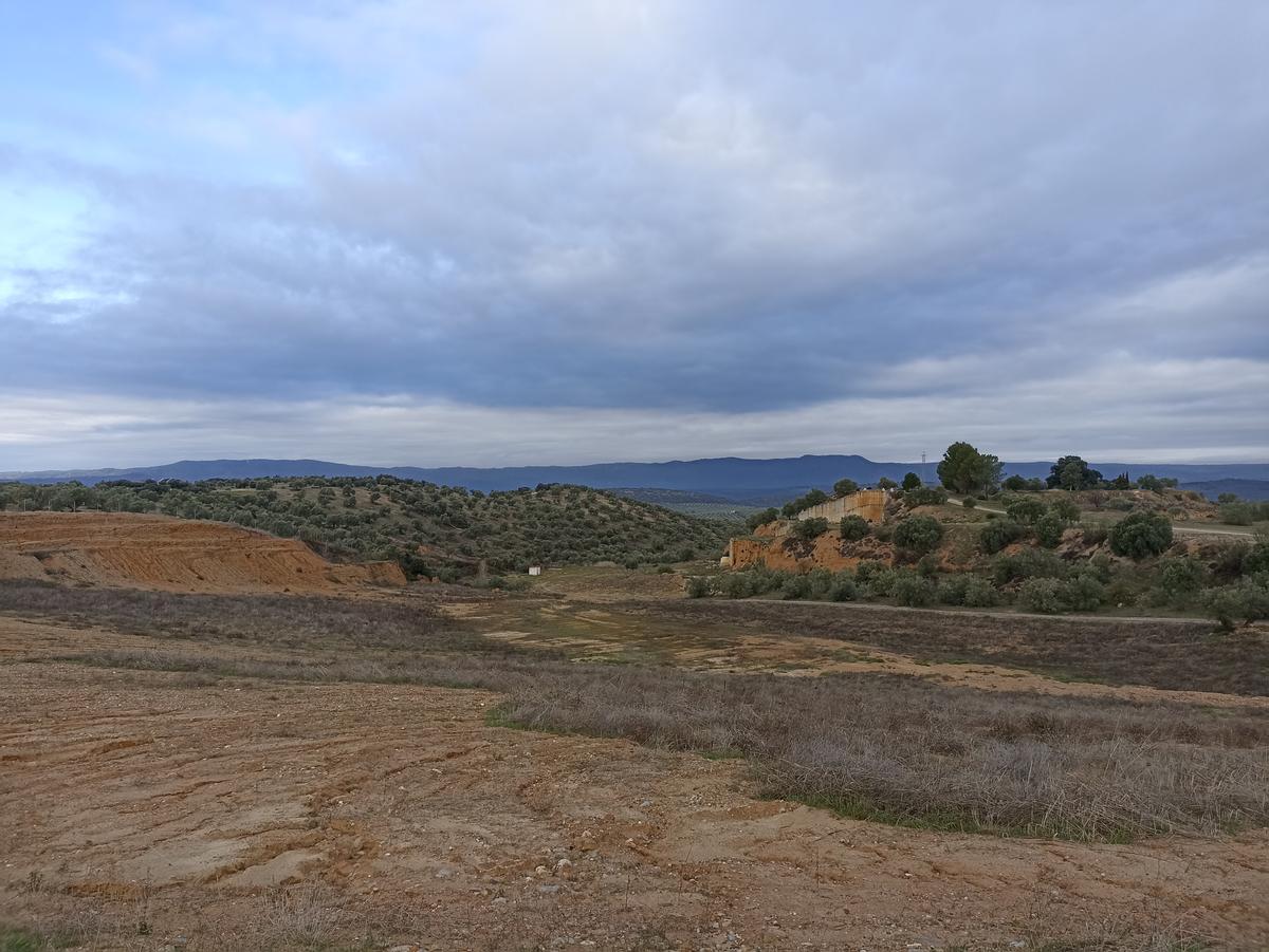 Vista de los terrenos donde se ubicaría la macrogranja. 