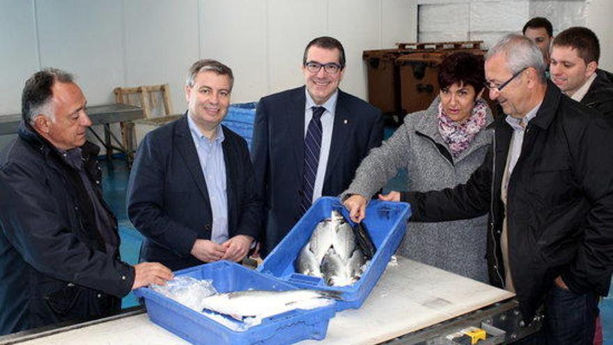 Jordi Xuclà a la confraria de pescadors de Roses