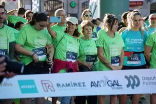La marcha contra el cáncer de Pontevedra pone rumbo a los 3.000 inscritos