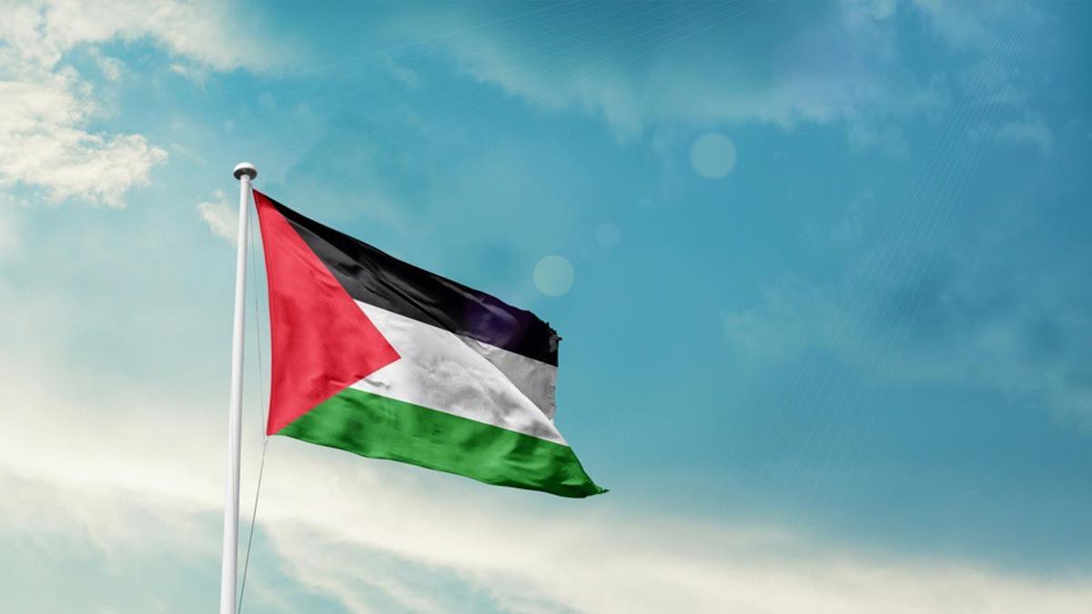 Imagen de archivo de la bandera de Palestina