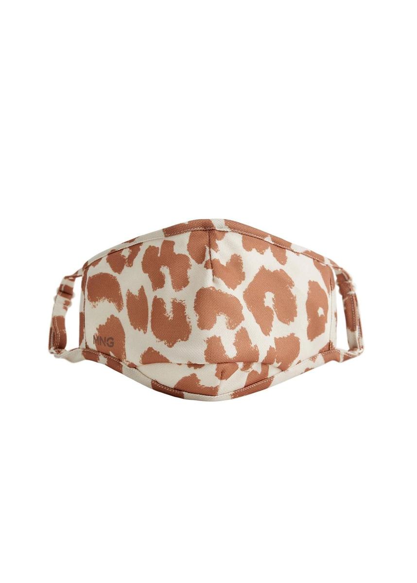 Mascarilla de Mango con estampado felino