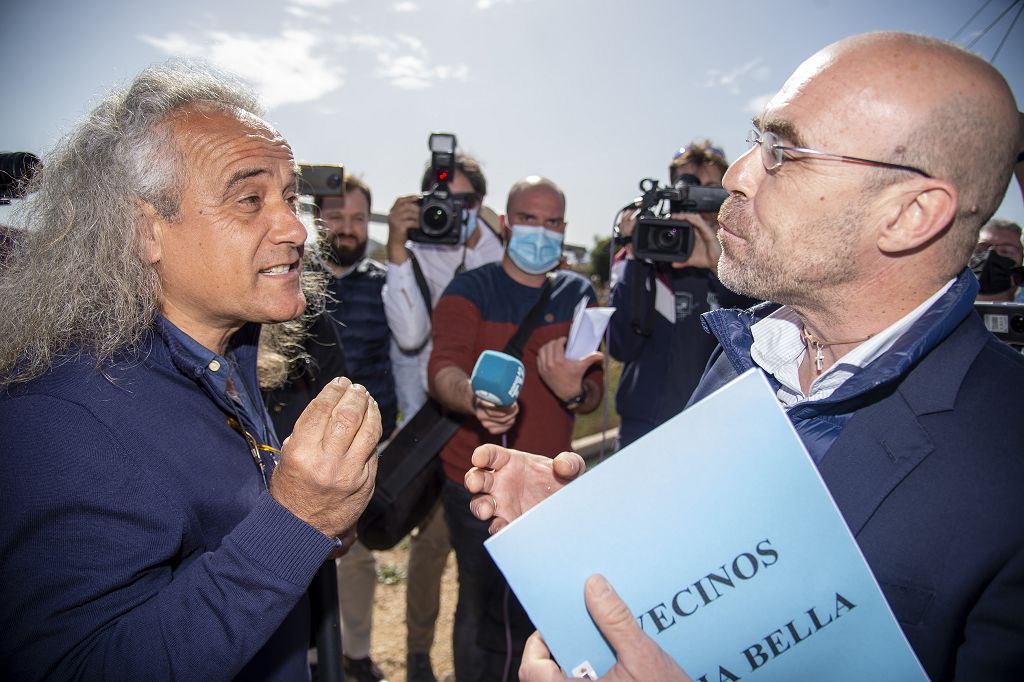 Visita de eurodiputados al Mar Menor