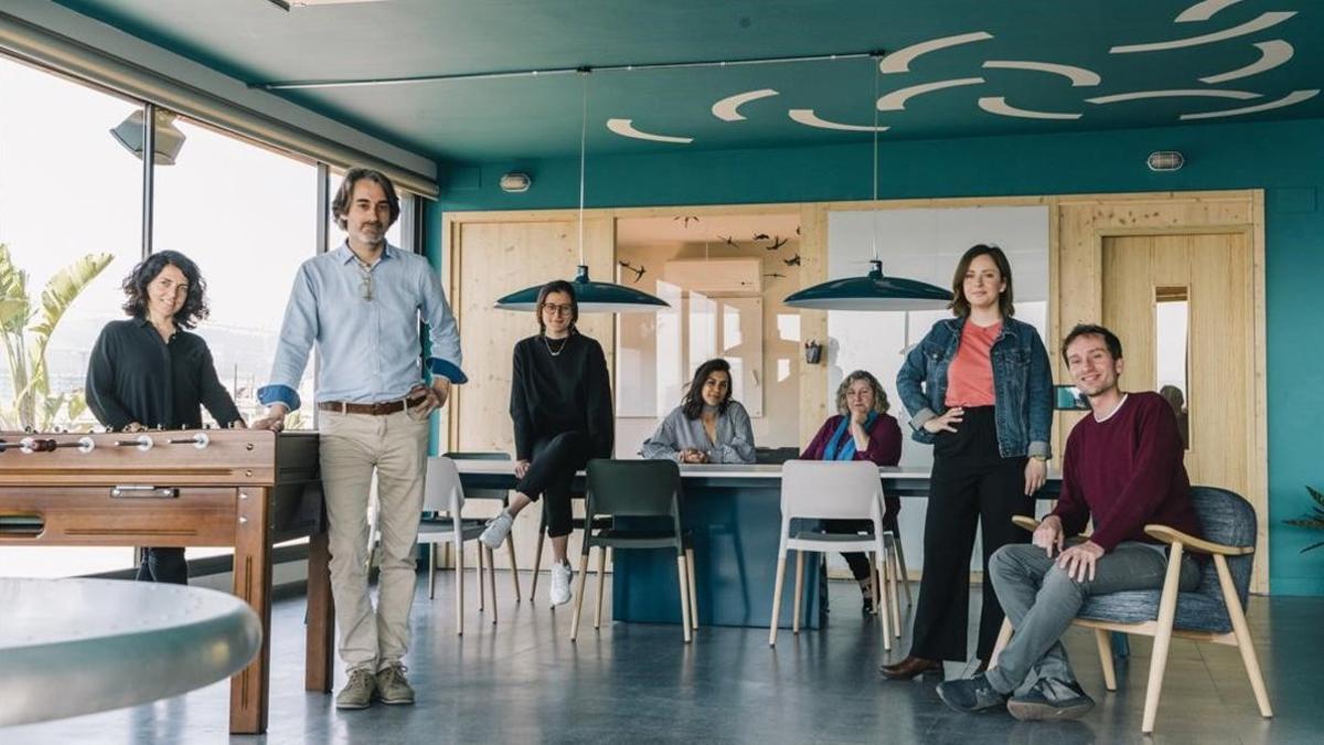 El equipo de Cloudworks, con su fundador Sergi Tarragona a la derecha.