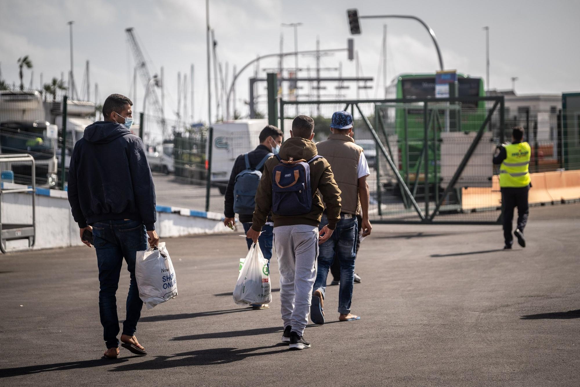 Migrantes en Santa Cruz de Tenerife