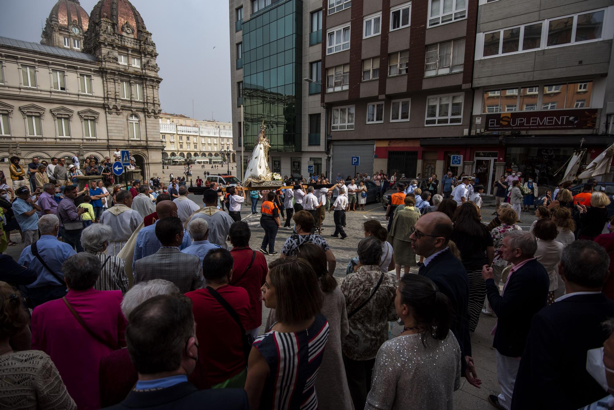 Procesión del día del Carmen de la iglesia de San Jorge