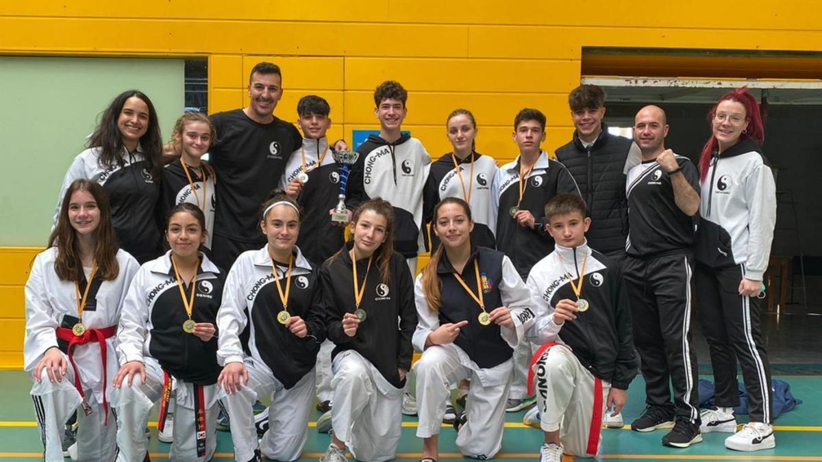 Club Chongma vence en el Balear junior de taekwondo.